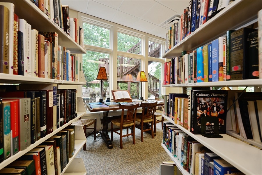 Meadowood offers a quiet library space.