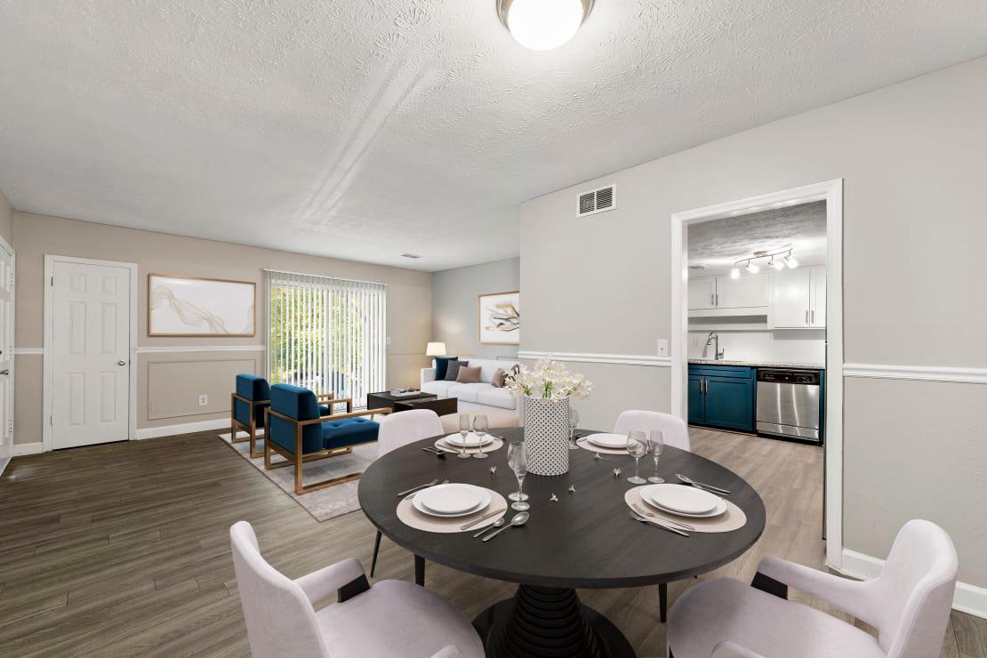 Dining Area at Pines at Lawrenceville Apartments