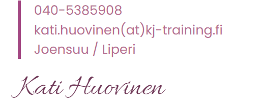 Images Kati Huovinen / KJ-Training