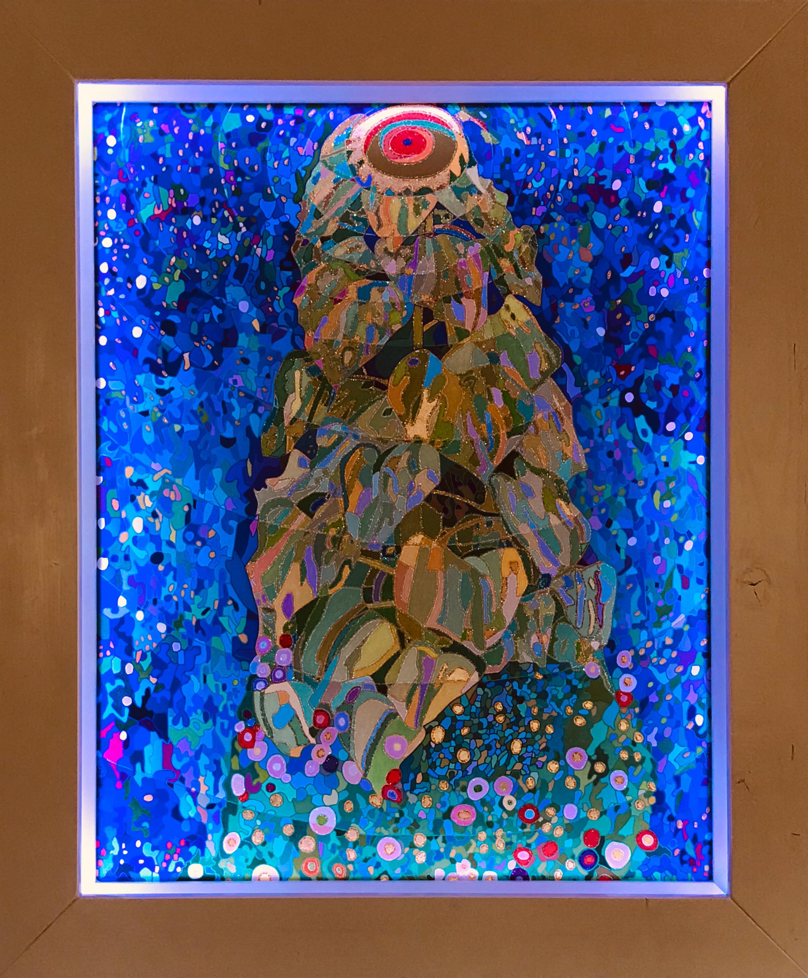 Elwida - Die galaktische Sonnenblume – Adaption (G. Klimt)“