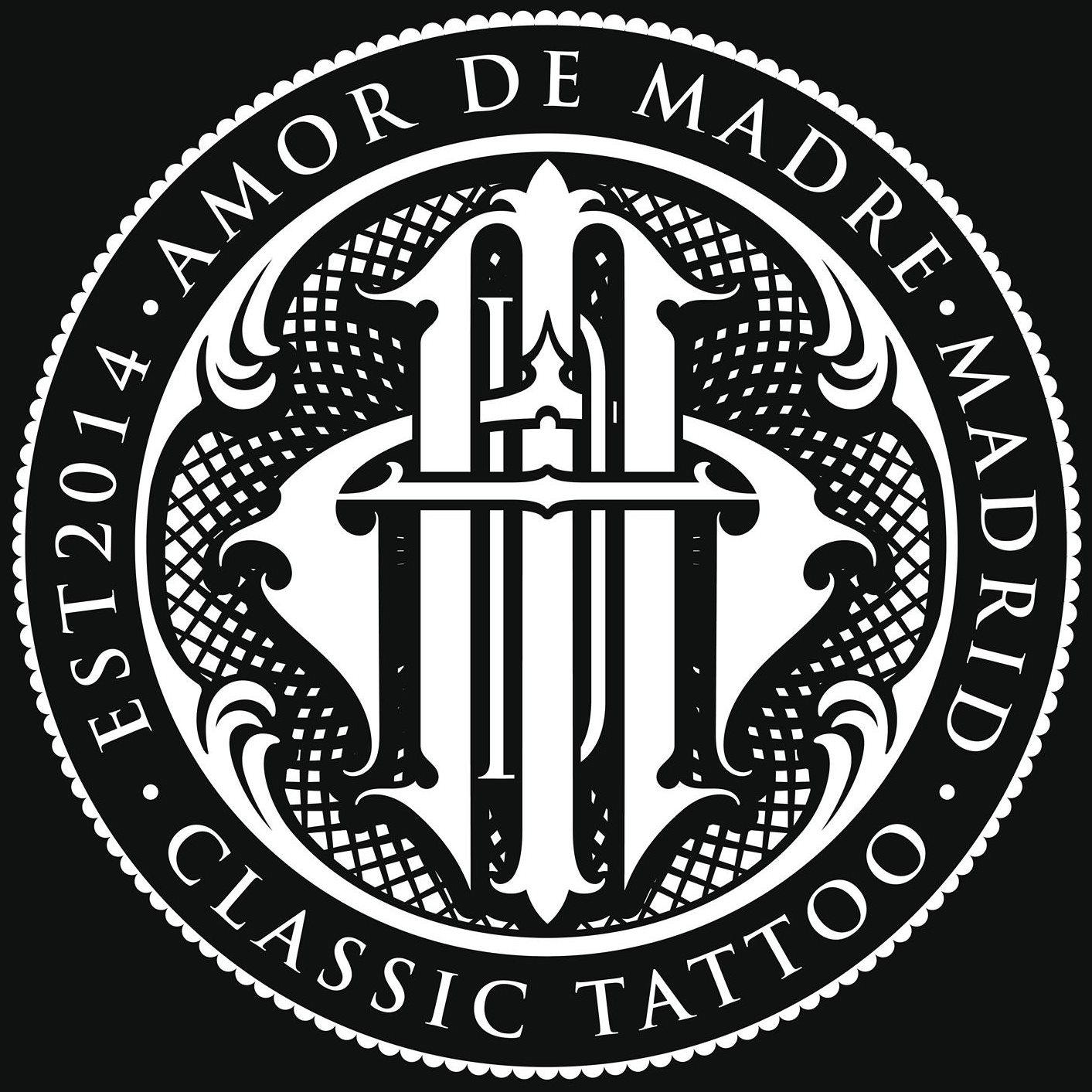 Amor De Madre Classic Tattoo Logo