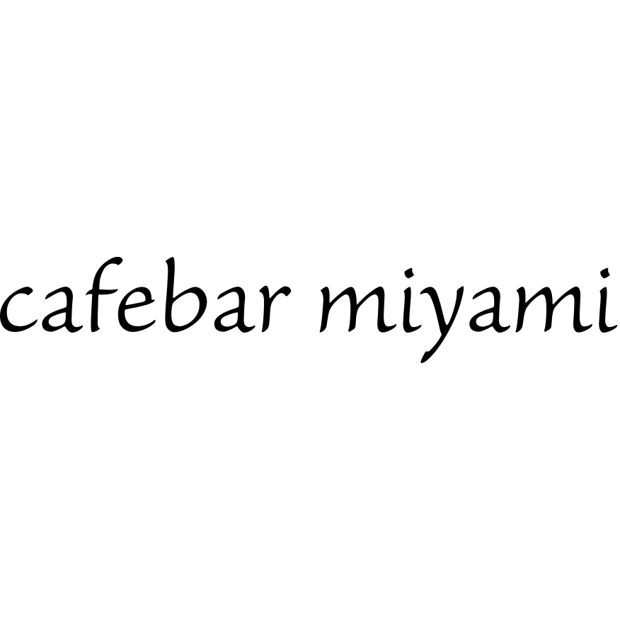 cafebar miyami カフェバーミヤミ Logo