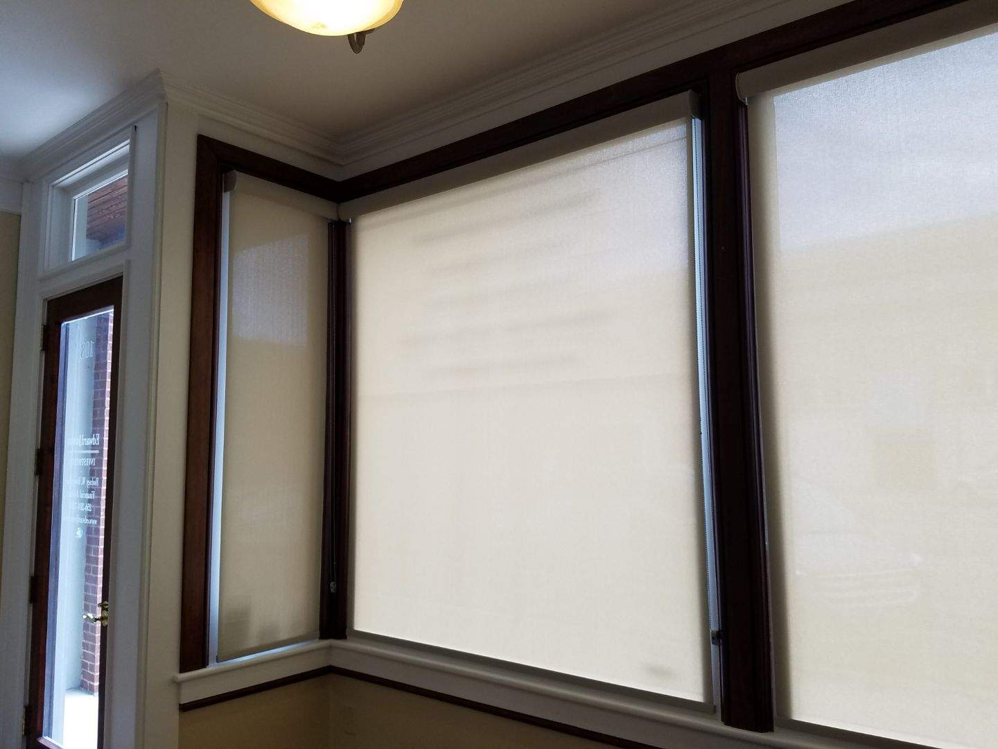 Commercial application for roller shades Florence, AL