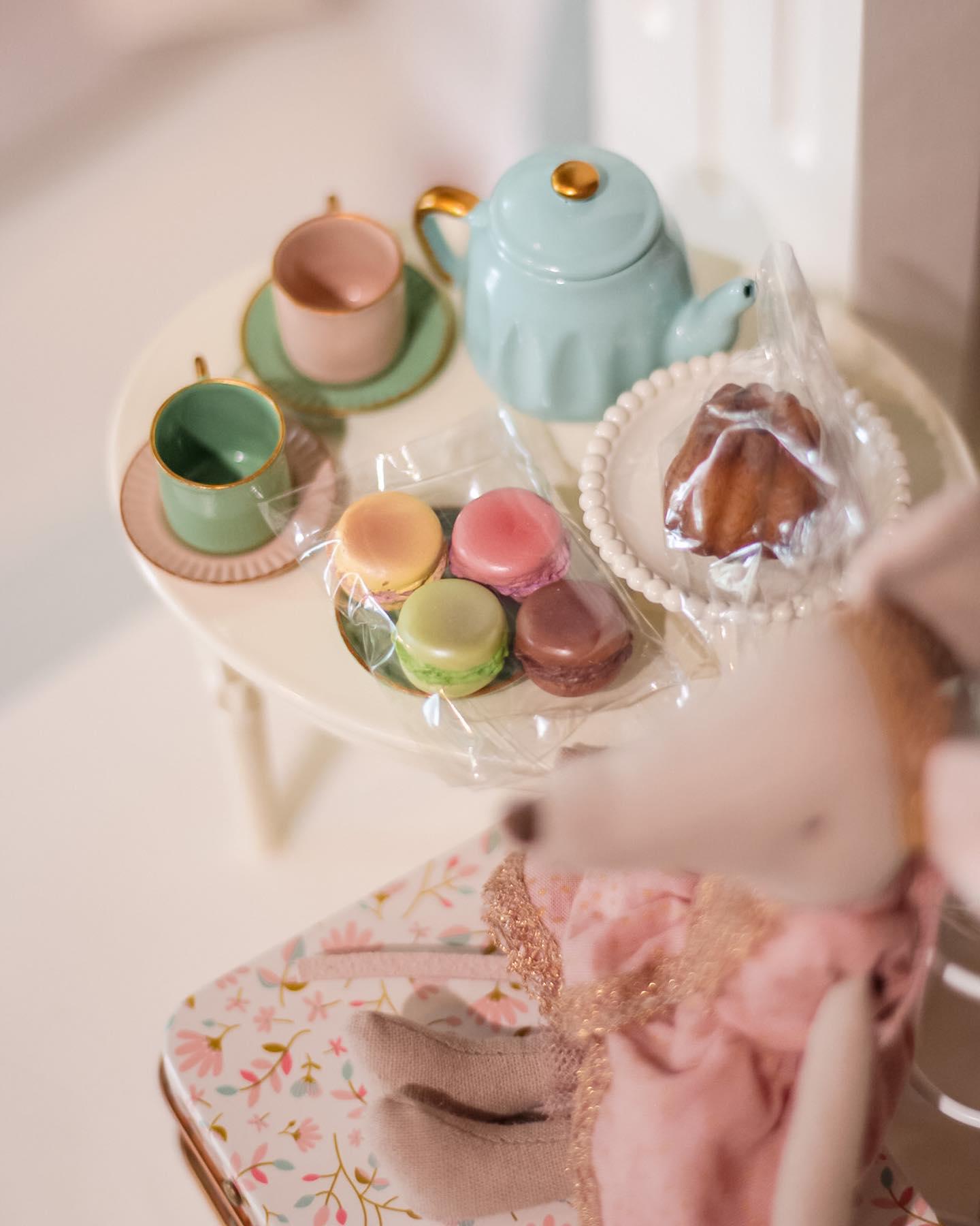 Today feels like the perfect day to cozy up with a tiny mouse tea party!