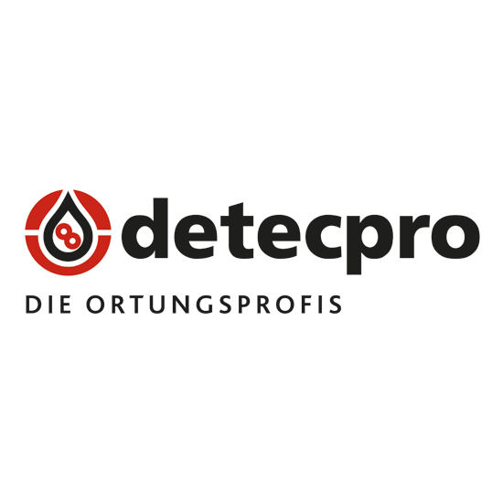 Logo detecpro Karlsruhe - Die Ortungsprofis - SchadenBESTservice, Leckortung, Leitungsortung, Feuchtemessung, Thermografie