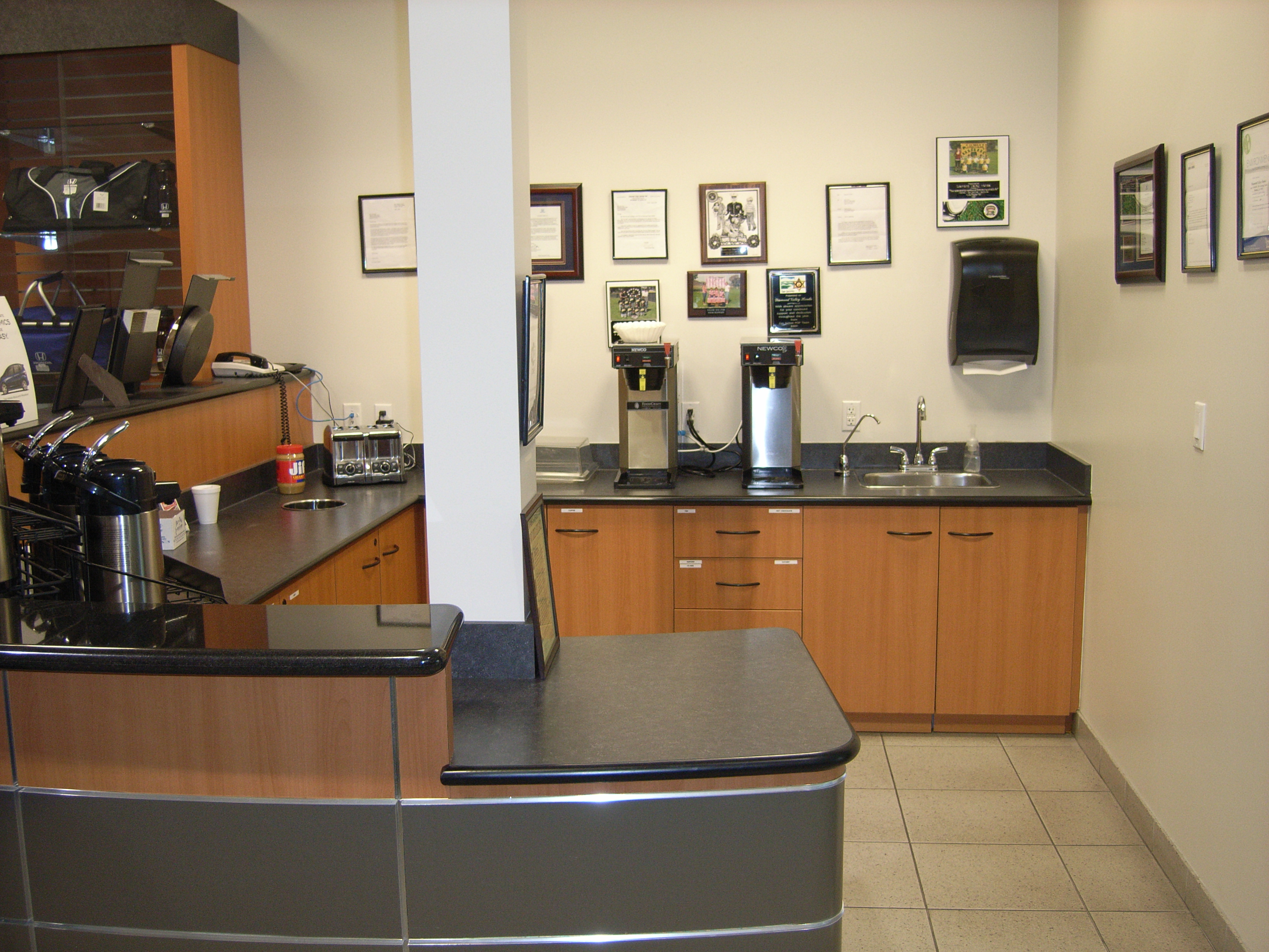 Gorgeous New and Used car showroom