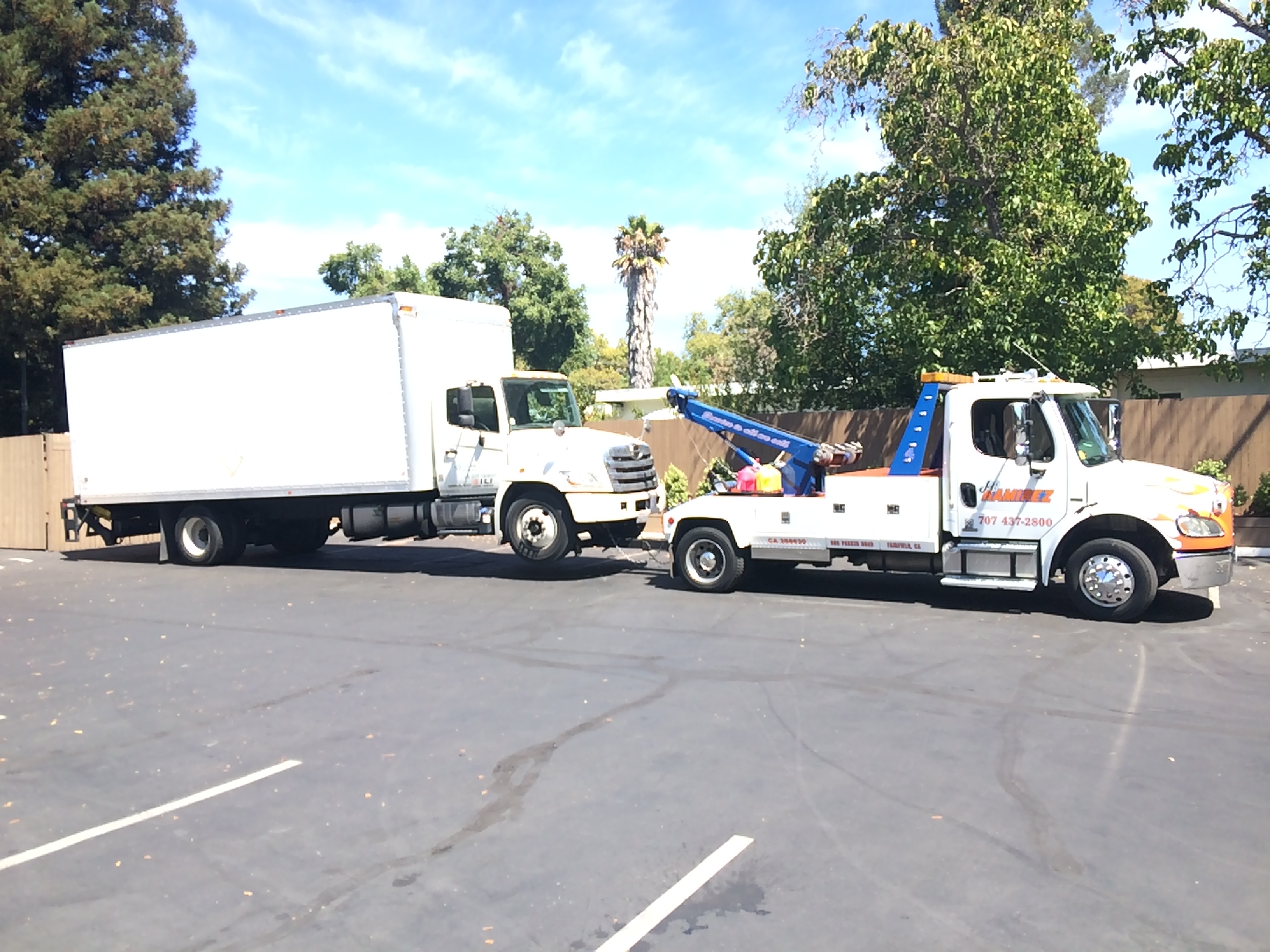 Browse our Towing Services! Jeff Ramirez Towing Fairfield (707)437-2800