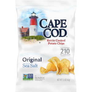 Cape Cod® Potato Chips, Original Kettle Cooked Chips, Snack Bags 1.5 Oz featured image