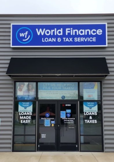 Front of Branch- Straight View World Finance Hopkinsville (270)885-8100