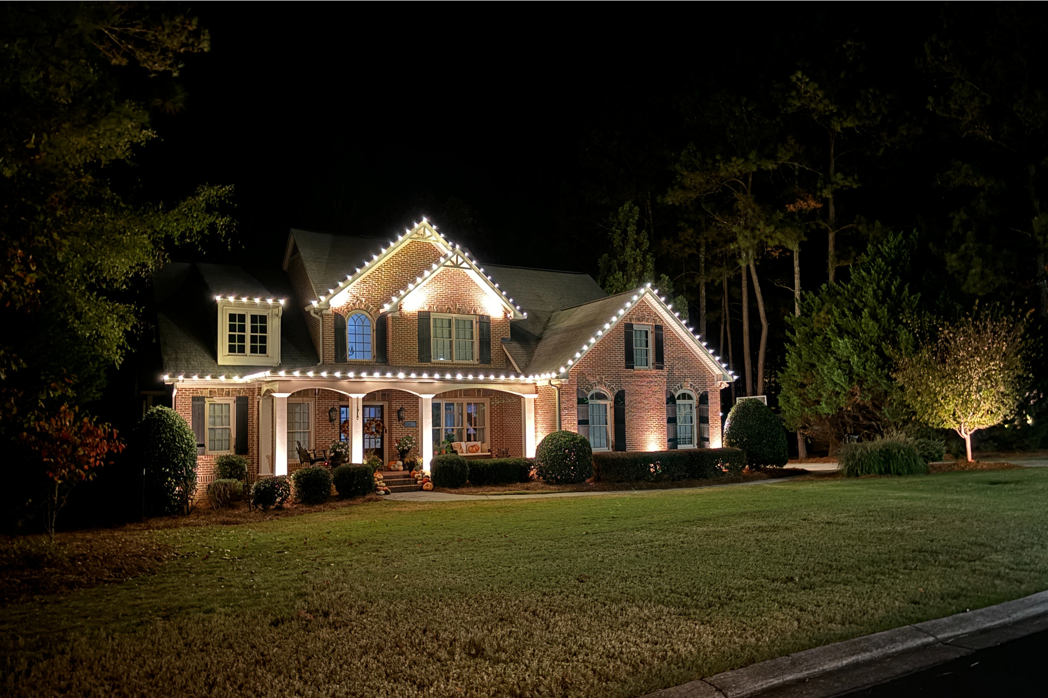 Transform your home this winter with our custom-cut, professional holiday lighting installations.
