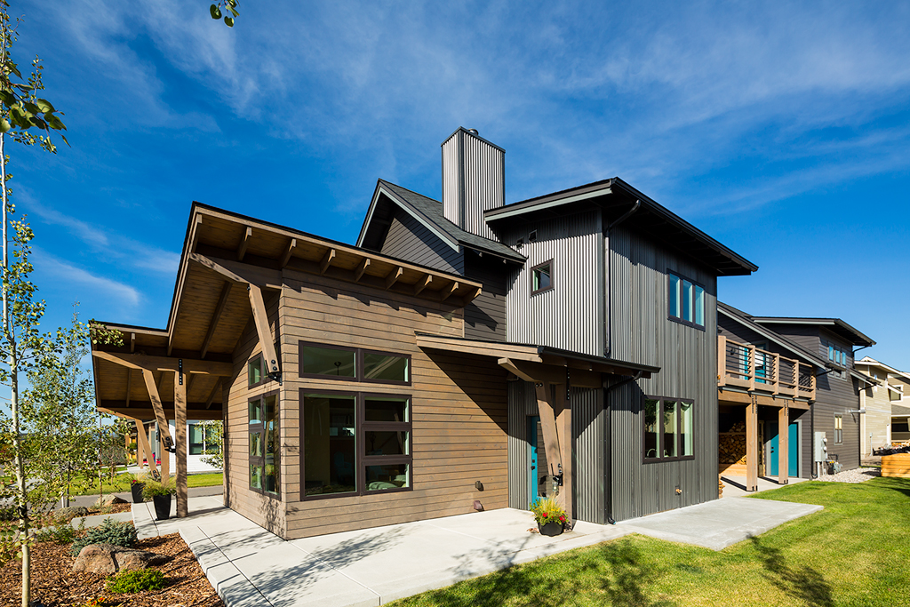 Modern residential project featuring durable metal siding and roofing materials. Designed for long-term performance and clean, contemporary style.