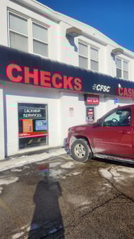 Images CoinFlip Bitcoin ATM - CFSC Checks Cashed New Grand & Greenbay Currency Exchange and Auto License (Waukegan)