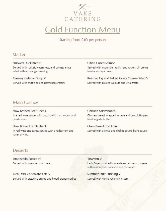 Images Vaks Catering