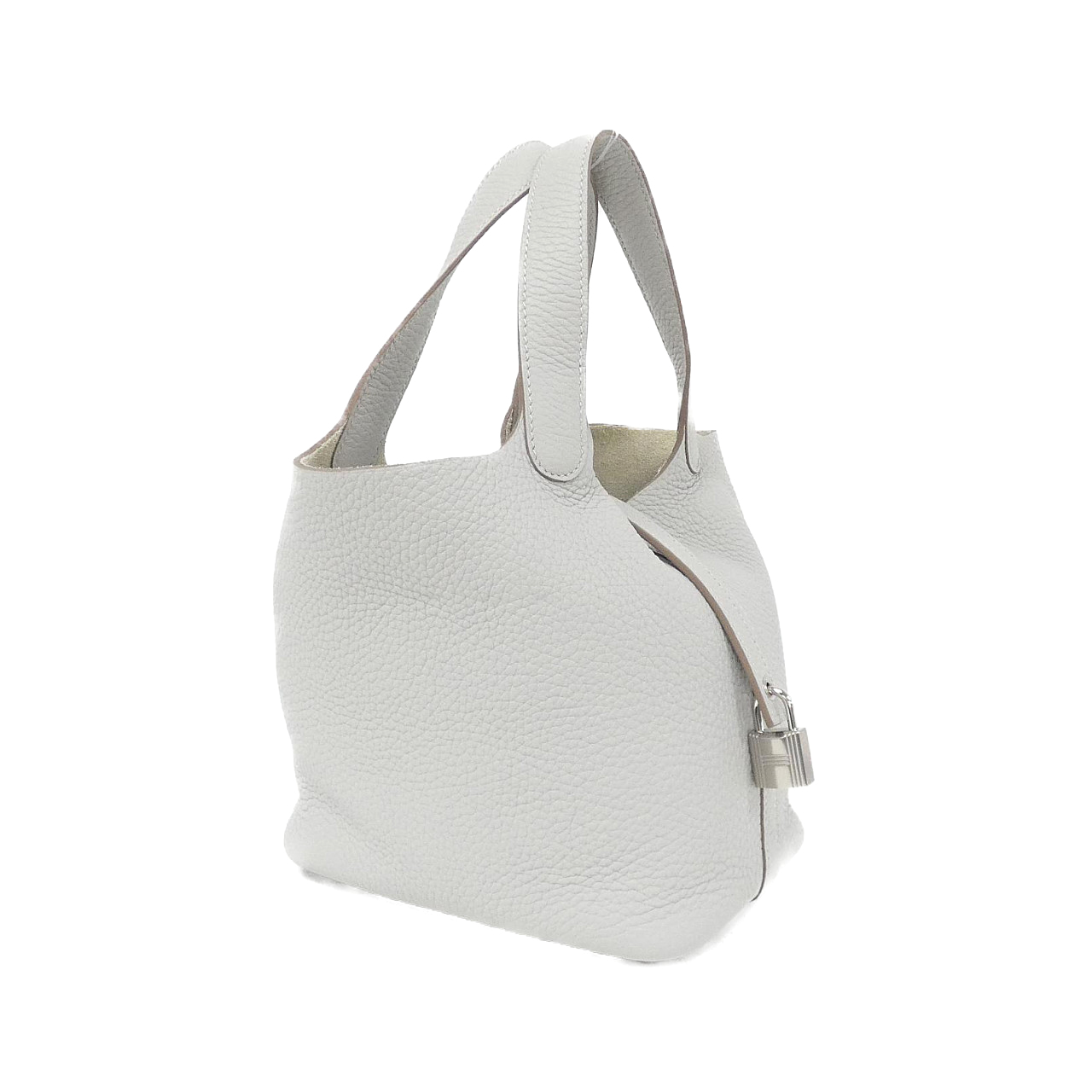 エルメス ピコタン ロック PM 056289CK トリヨンクレマンス GRIS PERLE シルバー金具 U刻印