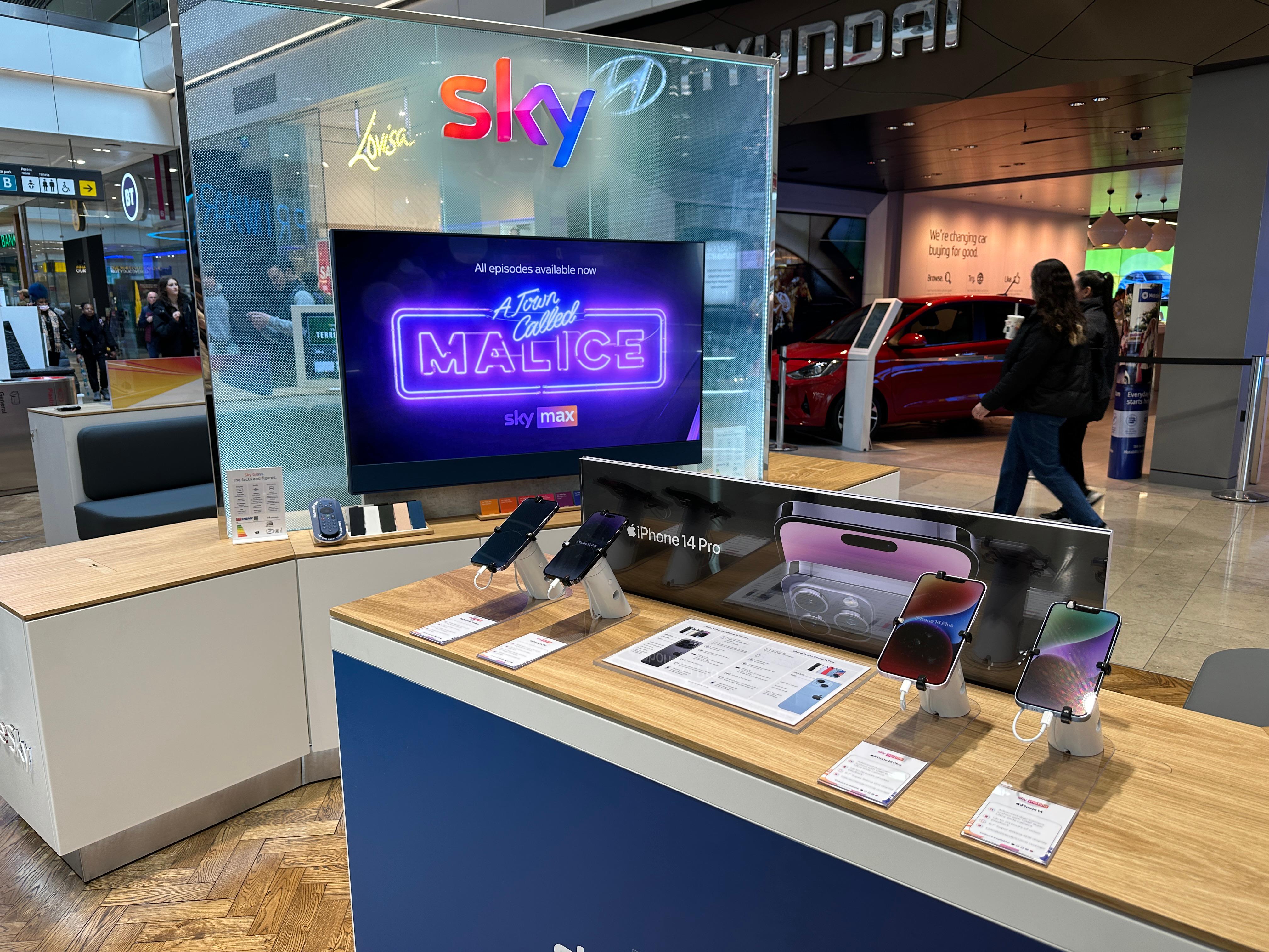 Sky Stratford City Westfield Sky Store In London Sky