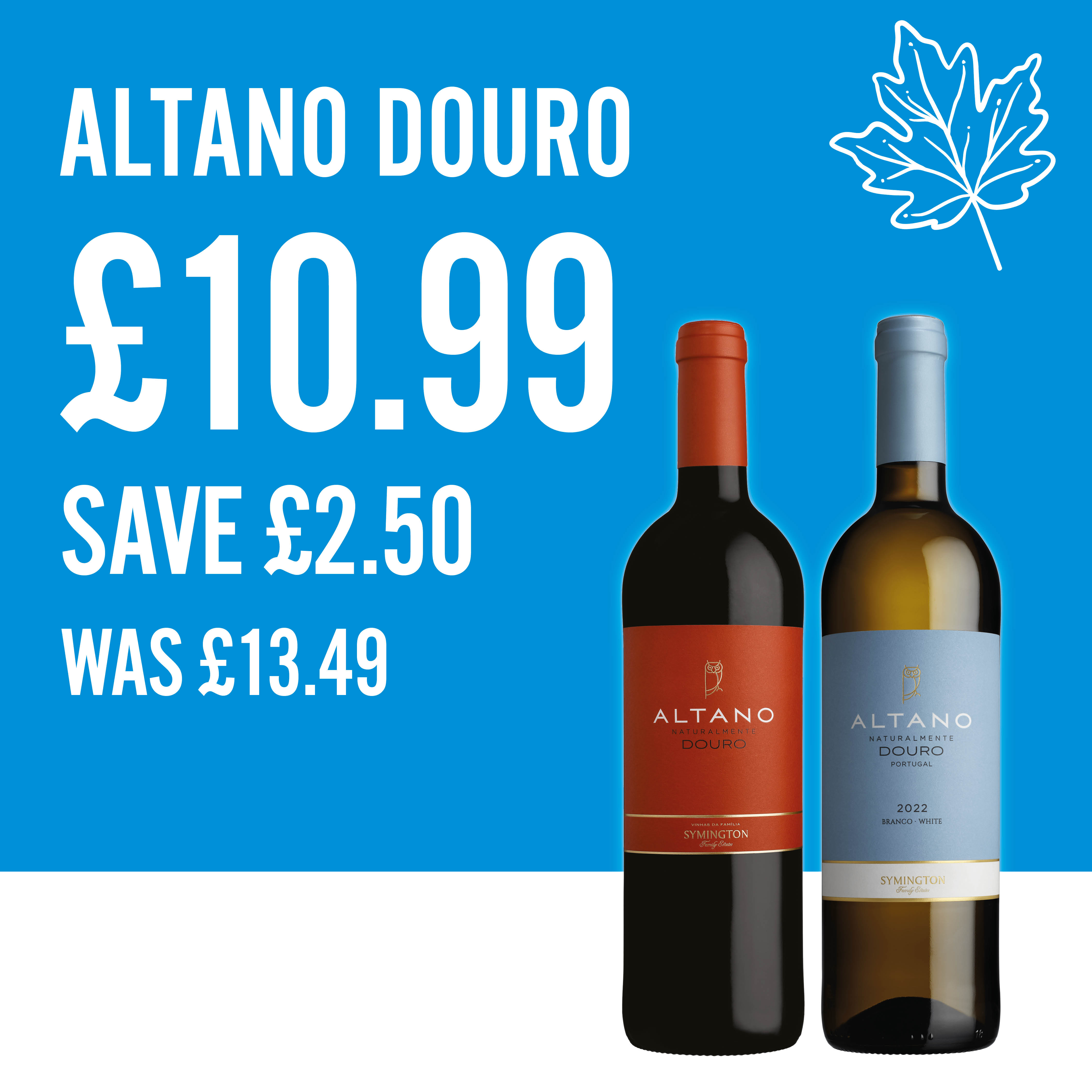 Altano douro wines - £10.99 each
