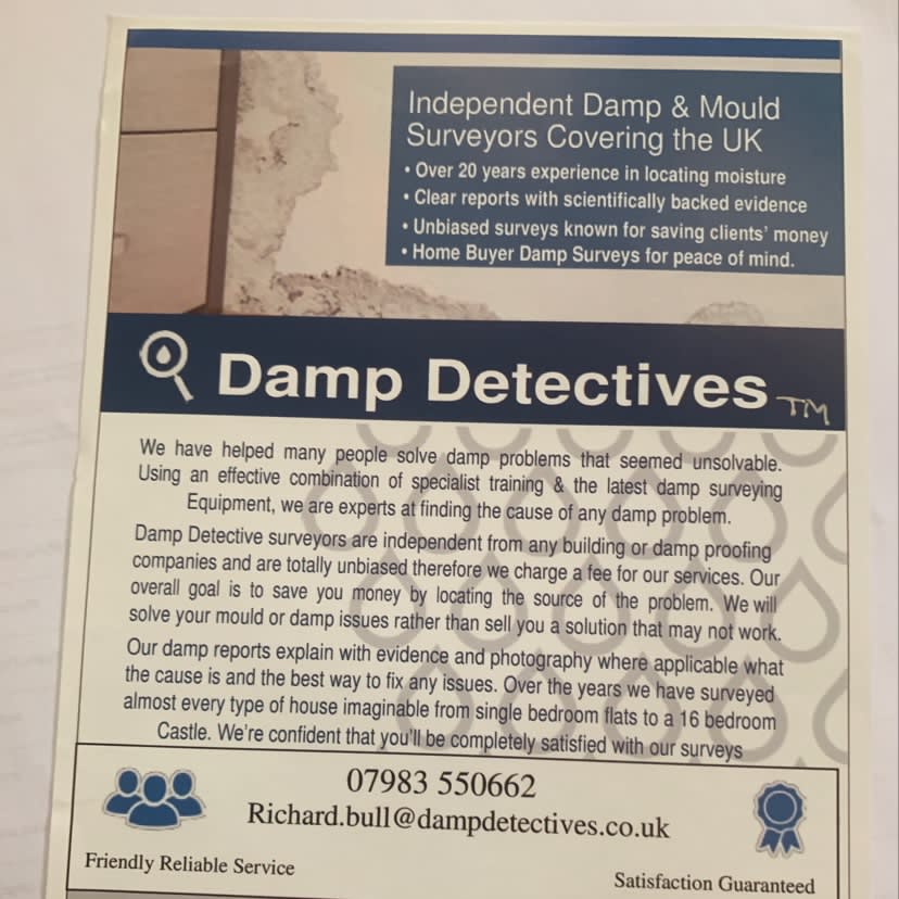 Damp Detectives Derby 07983 550662