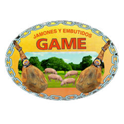 Jamones y Embutidos Game Logo