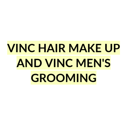 Vinc Hair Make Up And Vinc Men'S Grooming Logo