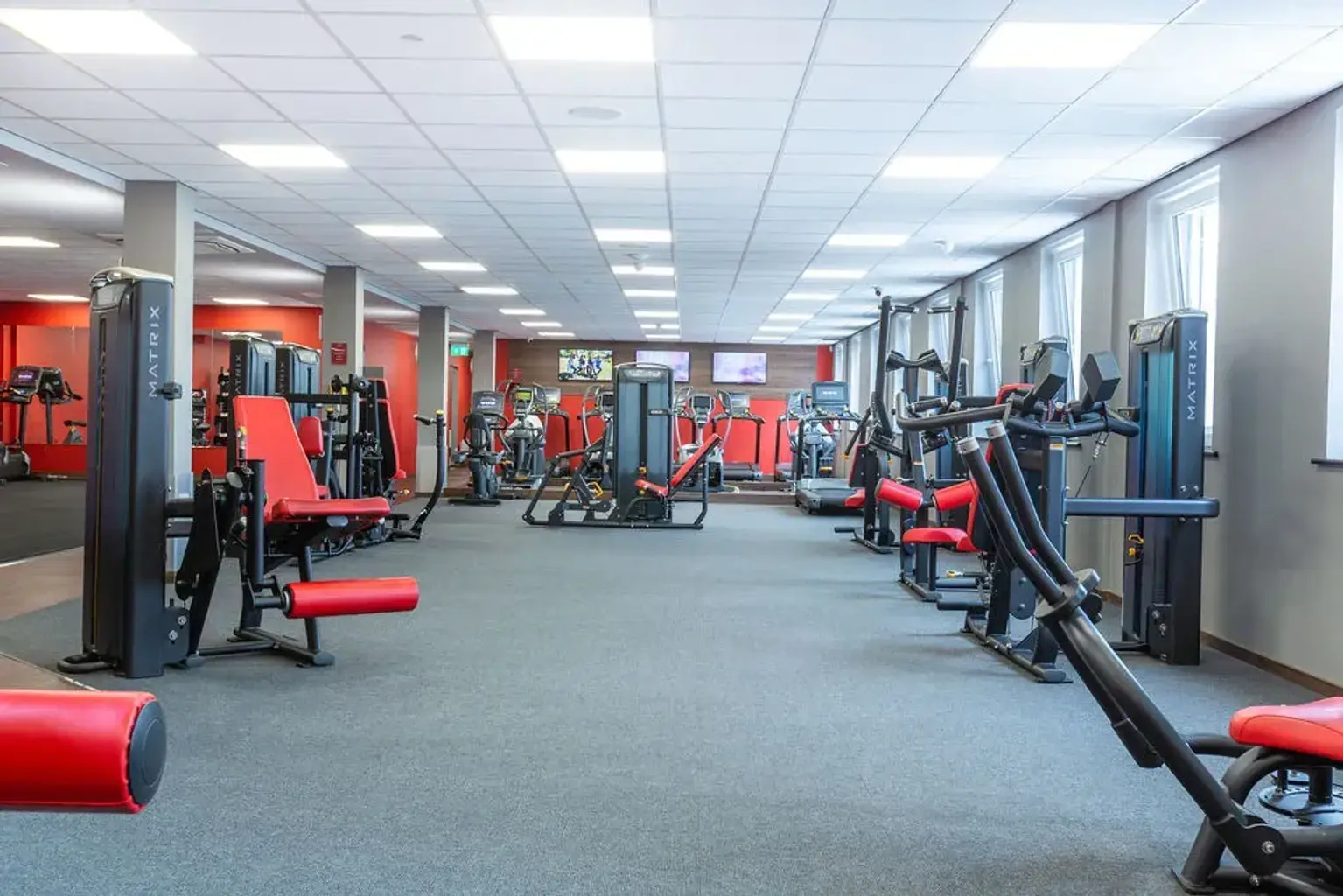 Cable Assisted Weights Area