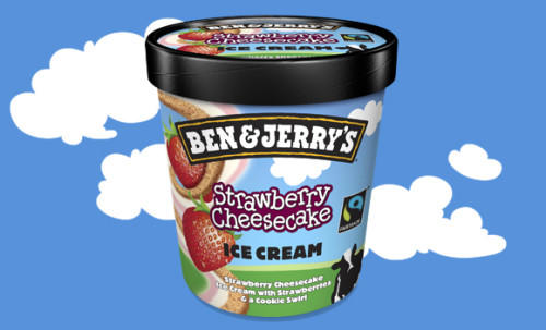 Ben & Jerry's Strawberry Cheesecake 465ml