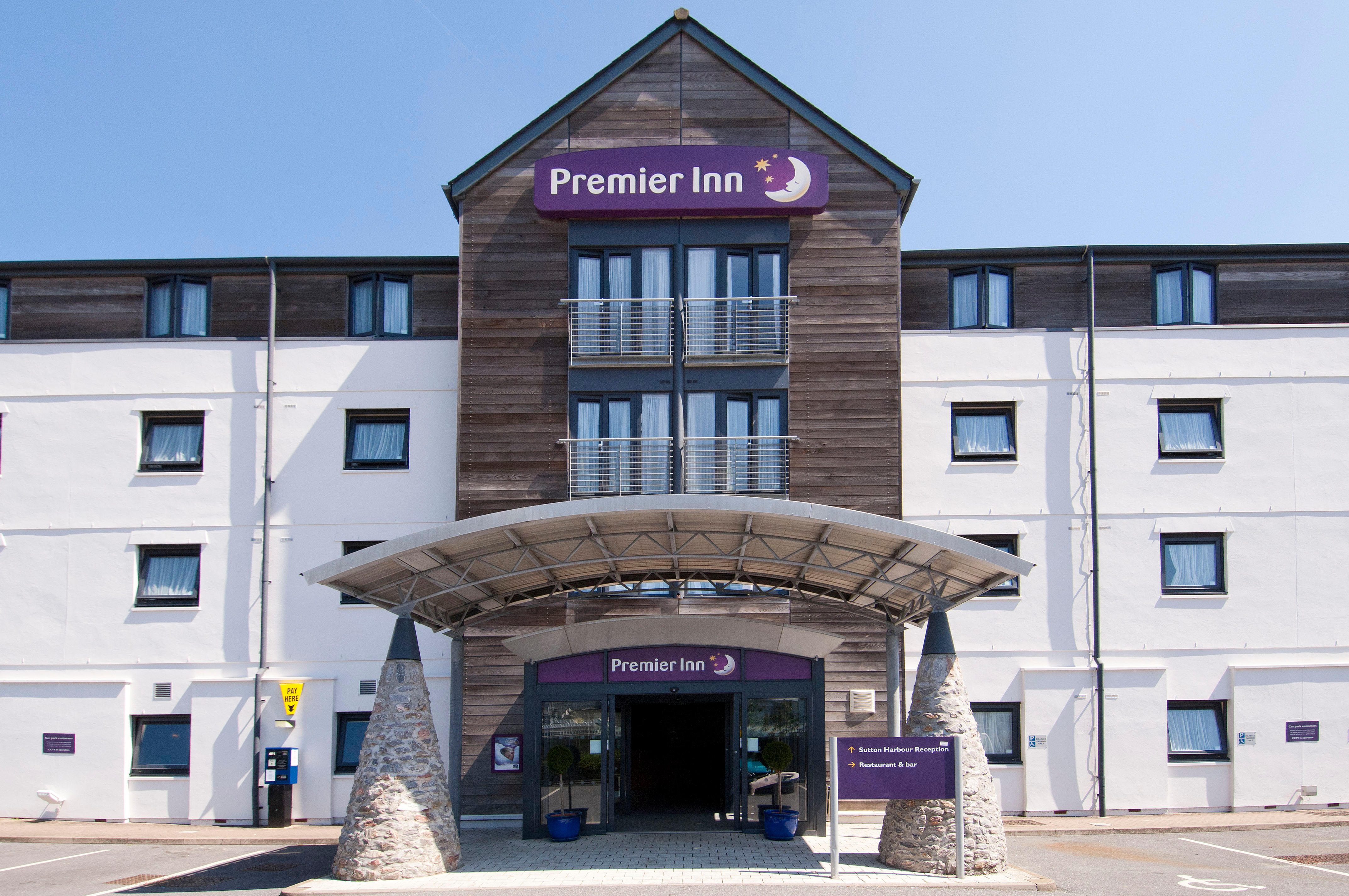 Premier Inn Plymouth City Centre (Sutton Harbour) hotel exterior Premier Inn Plymouth City Centre (Sutton Harbour) hotel Plymouth 03333 211393