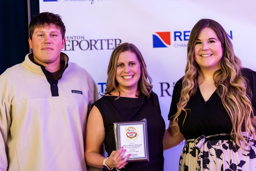 Proud to be the voted Renton's Best Insurance Agent in 2026!