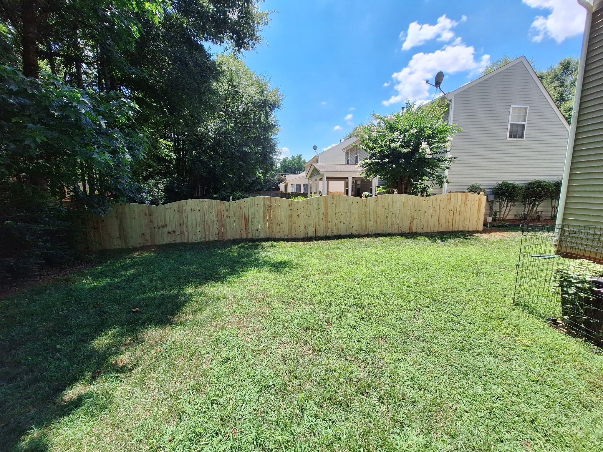 Wood Fence Installation