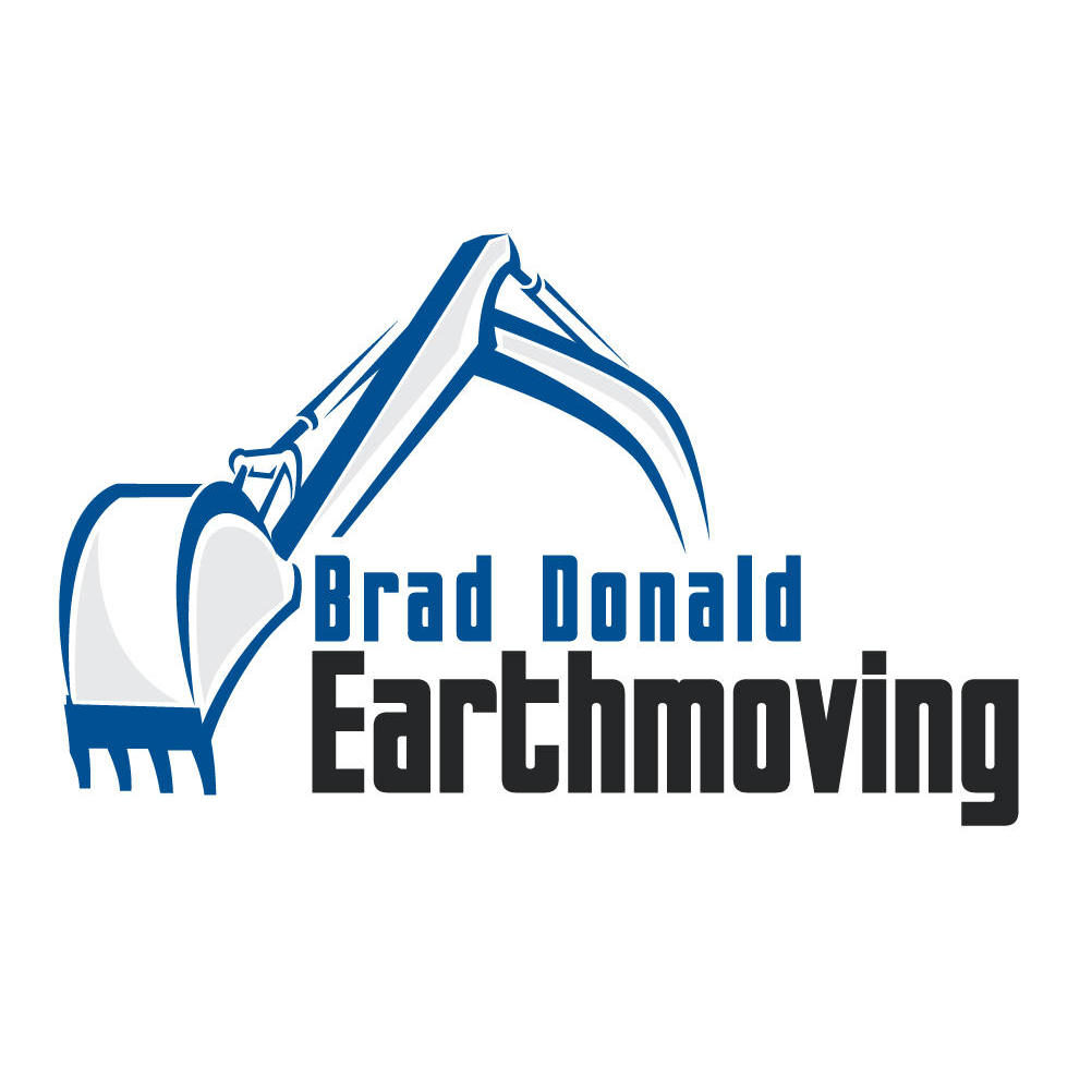 Brad Donald Earthmoving Logo