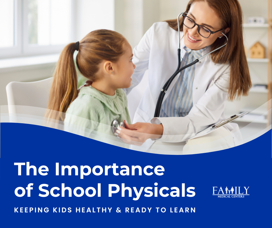 As families start thinking ahead to the next school year, now is the perfect time to schedule your child&rsquo;s school physical &mdash; especially for rising 5th graders. ????
These visits do more than check a box for school requirements. They help ensure your child is growing well, staying up-to-date on immunizations, and ready to succeed both in the classroom and in activities. Addressing concerns early gives kids the healthiest start possible for the year ahead.
Don&rsquo;t wait until the back-to-school rush &mdash; secure your appointment early and stay one step ahead.
Learn why school physicals are so important here:
???? https://cfmcky.com/ask-a-provider/the-importance-of-school-physicals-keeping-kids-healthy-and-ready-to-learn/
#HealthyKids #SchoolPhysicals #WellChildVisit