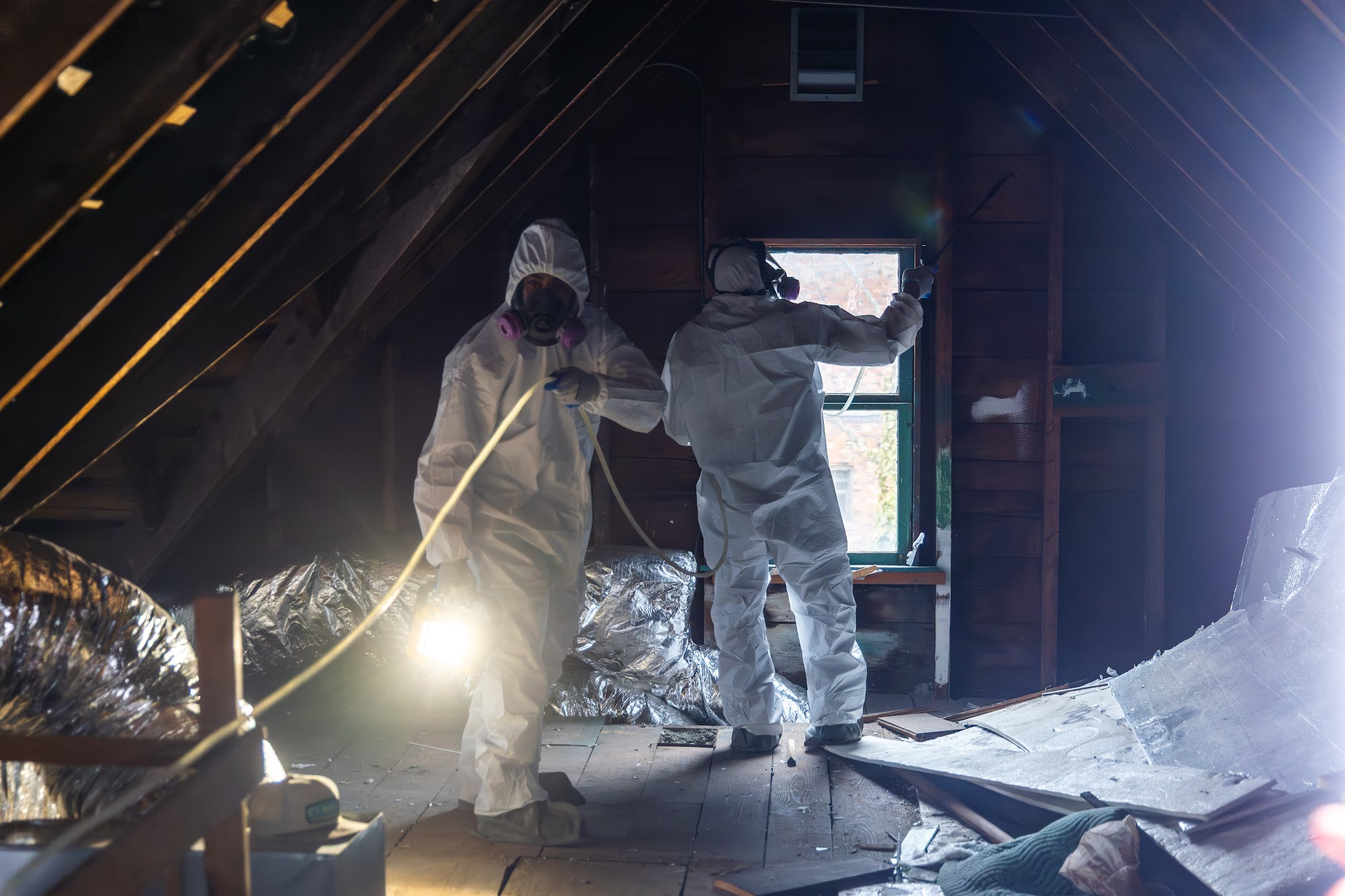HEPA vacuuming by CT Mold Remediation Specialists ensures thorough cleanup during mold remediation. 
