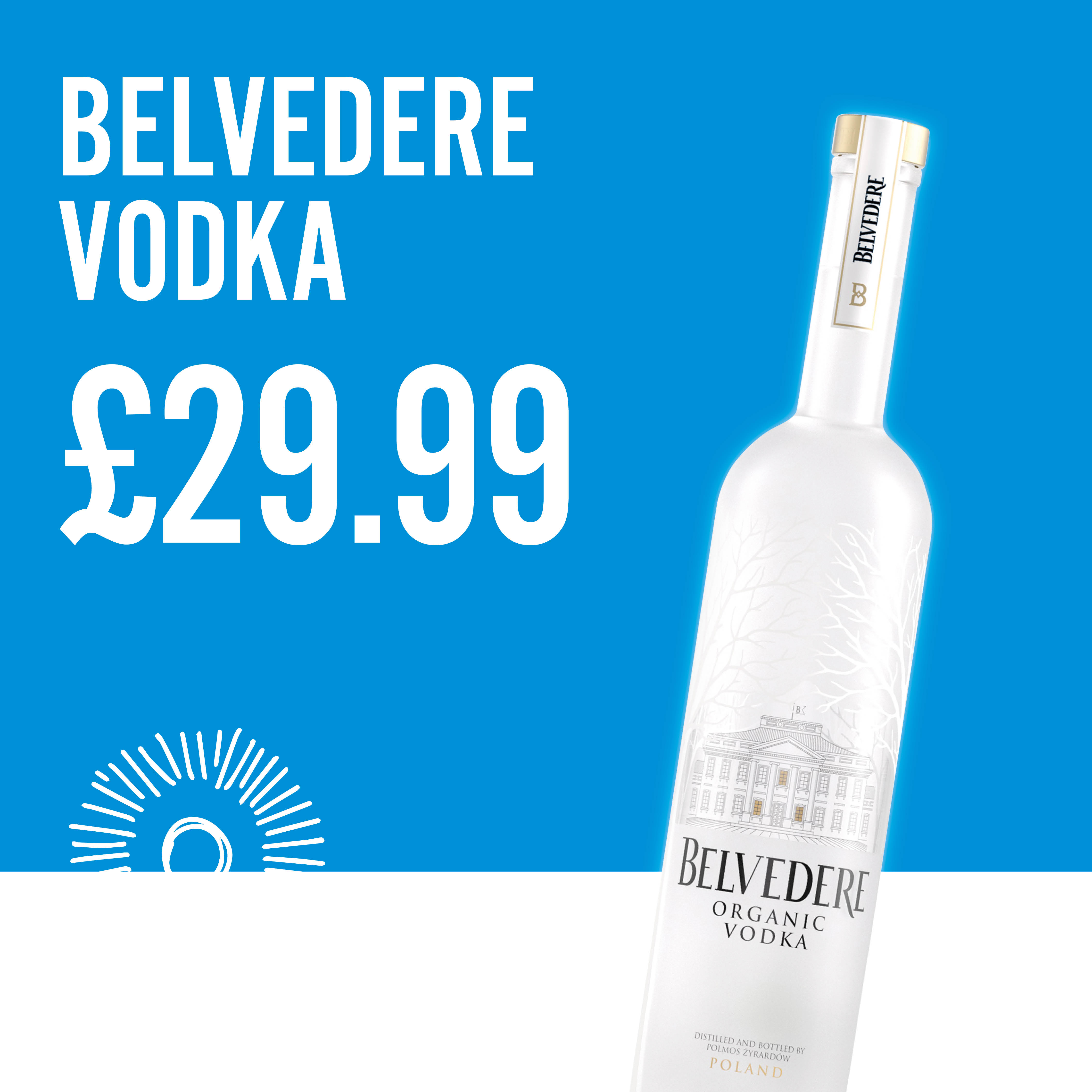 Belvedere Vodka £29.99
