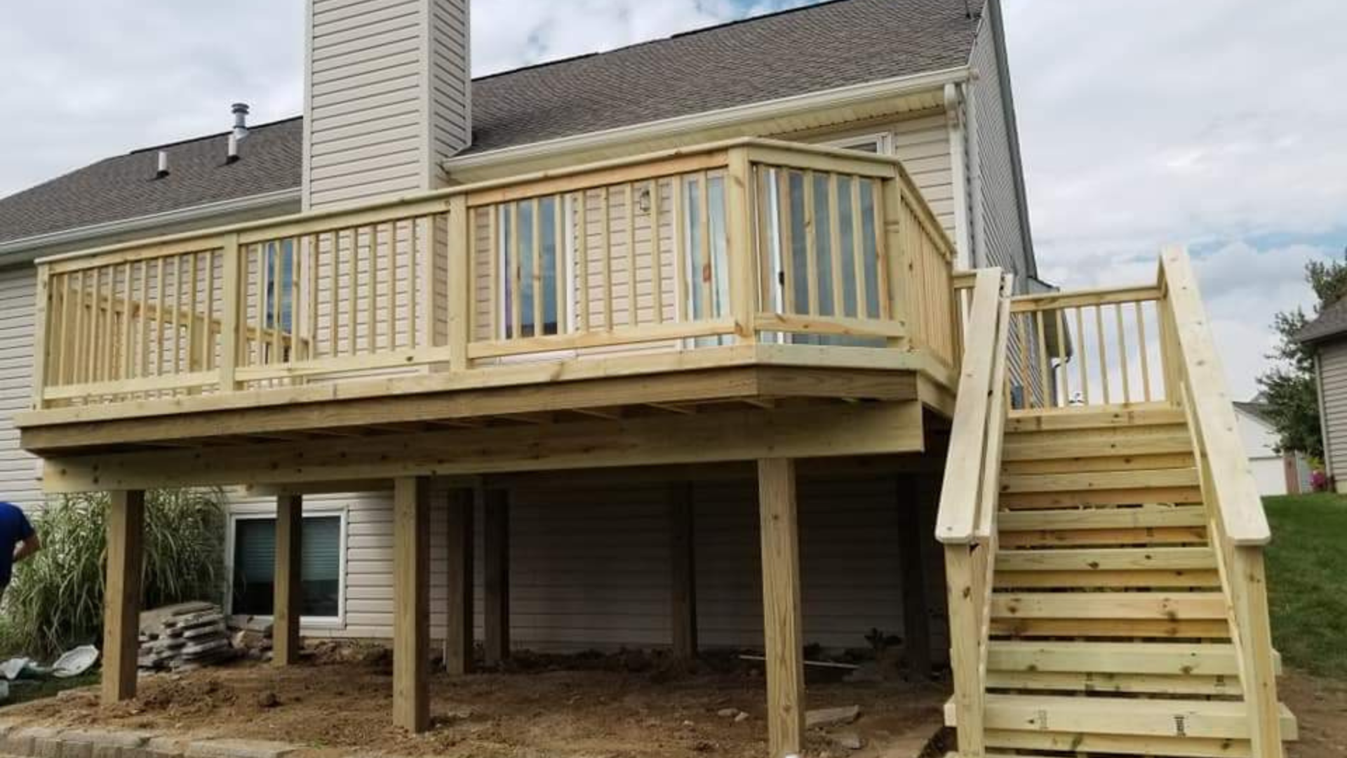 Wood Deck Installation