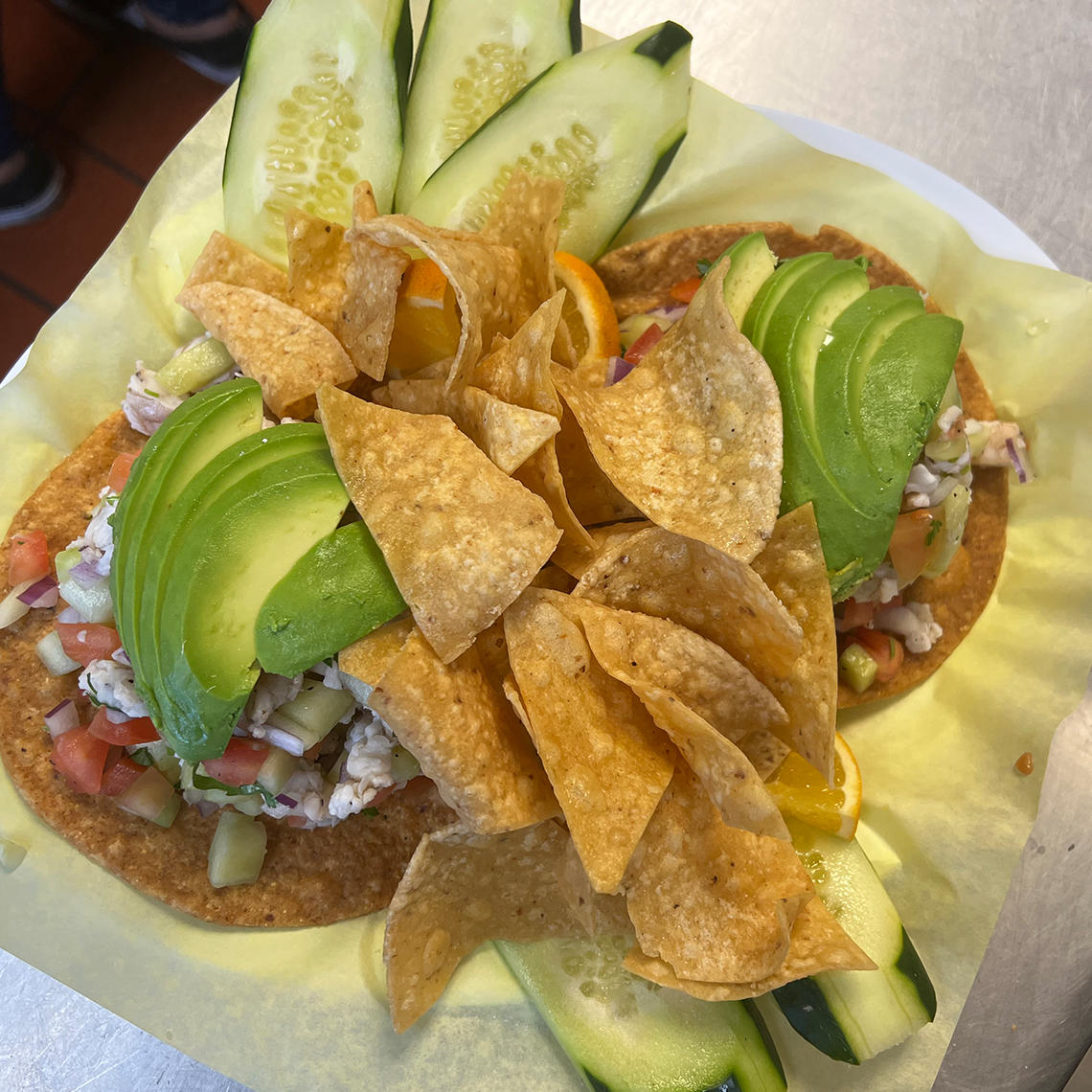 Armando's Mexican Food - tostadas de camaron