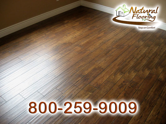 Harvest Gold Distressed Laminate Floor