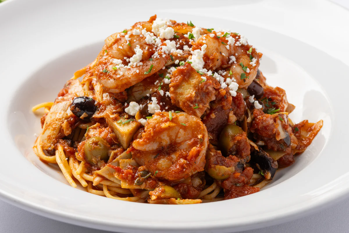 Sicilian Shrimp Spaghetti - Pasta Authenticas