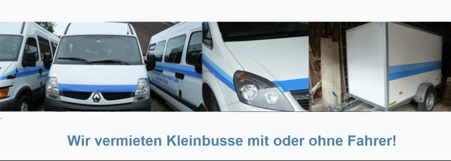 Bilder Kleinbusbetrieb Eicher GmbH