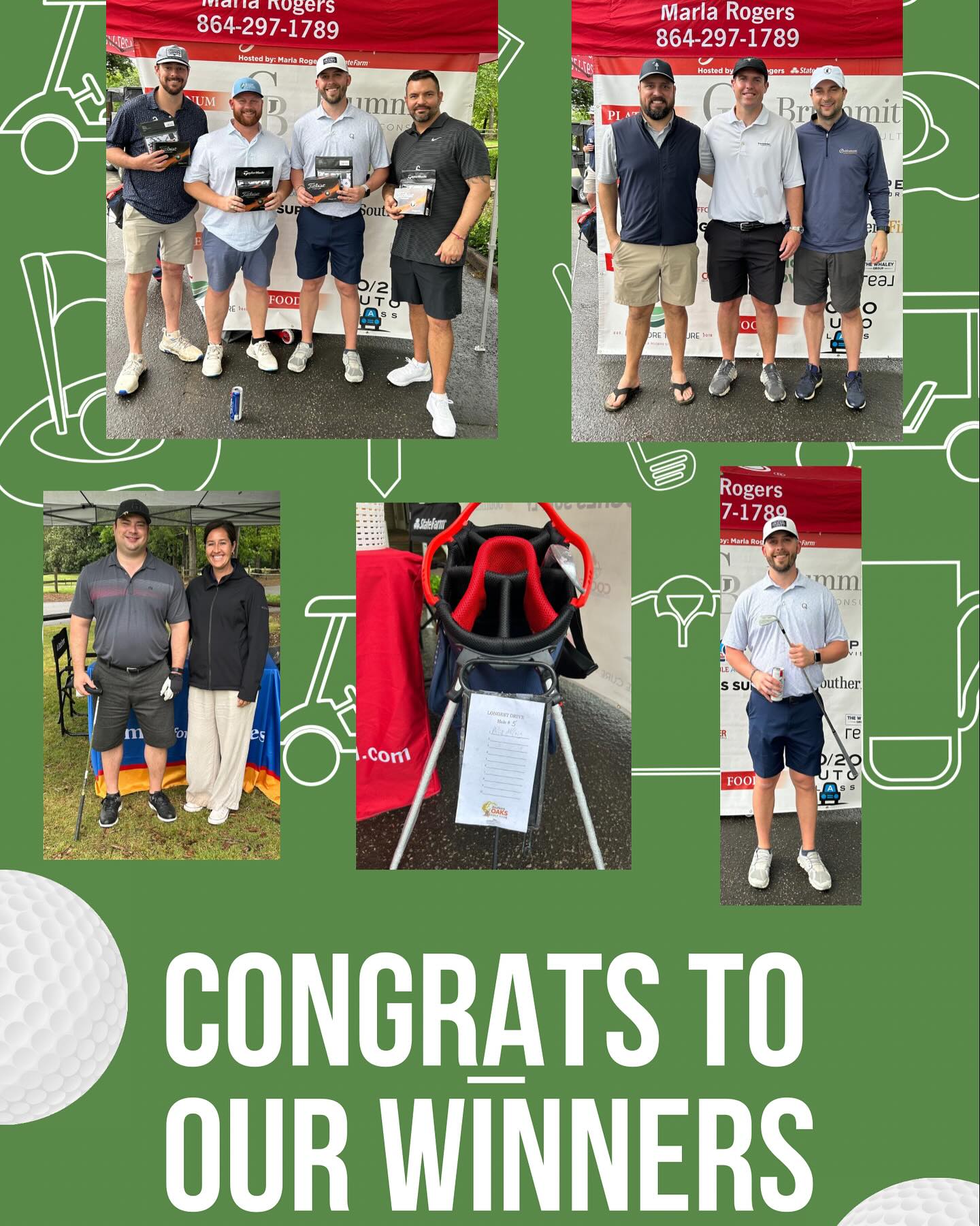 Congrats to our winners at our Par Fore the Cure charity golf tournament!
