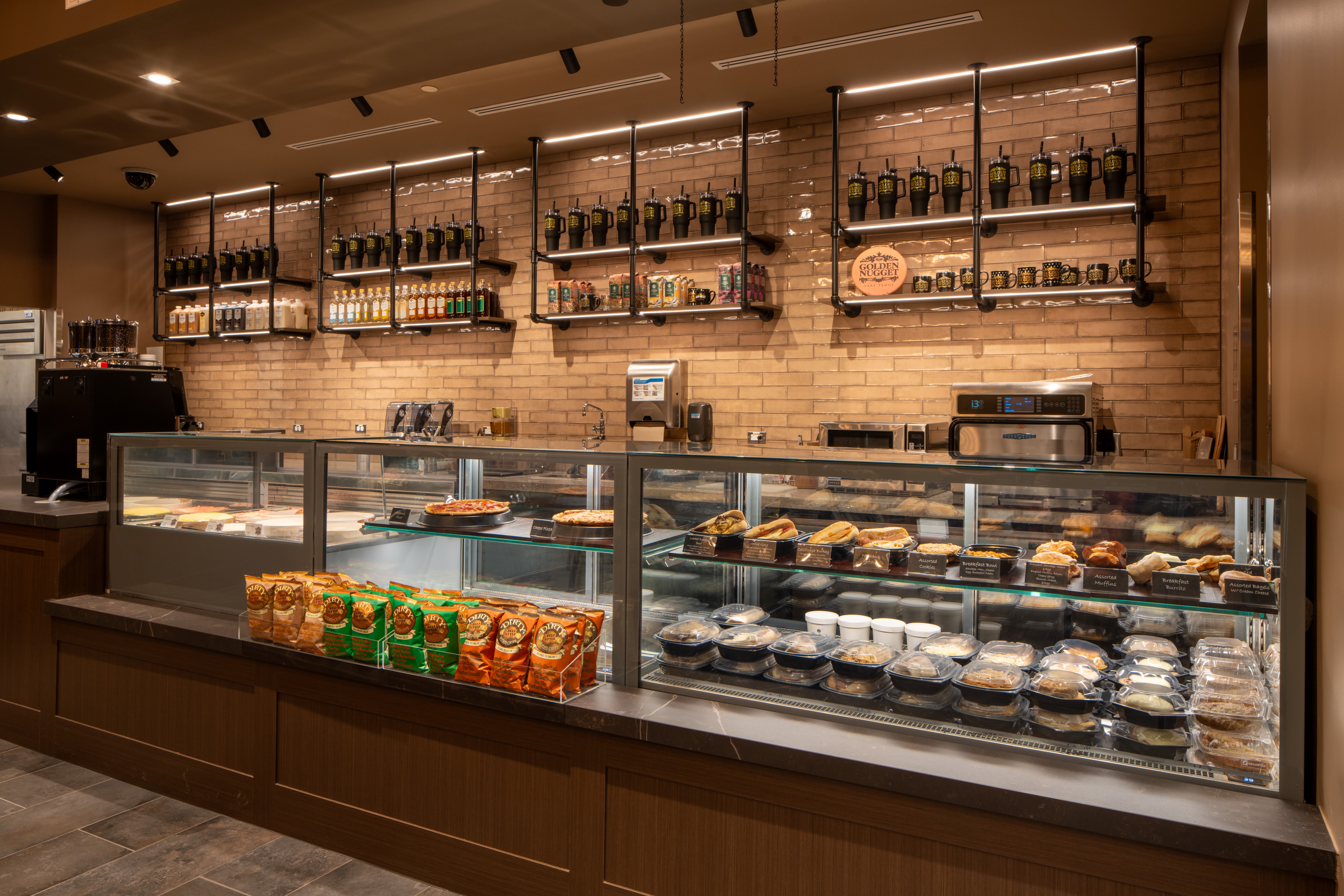 Interior of Bean & Bread Food Counter
