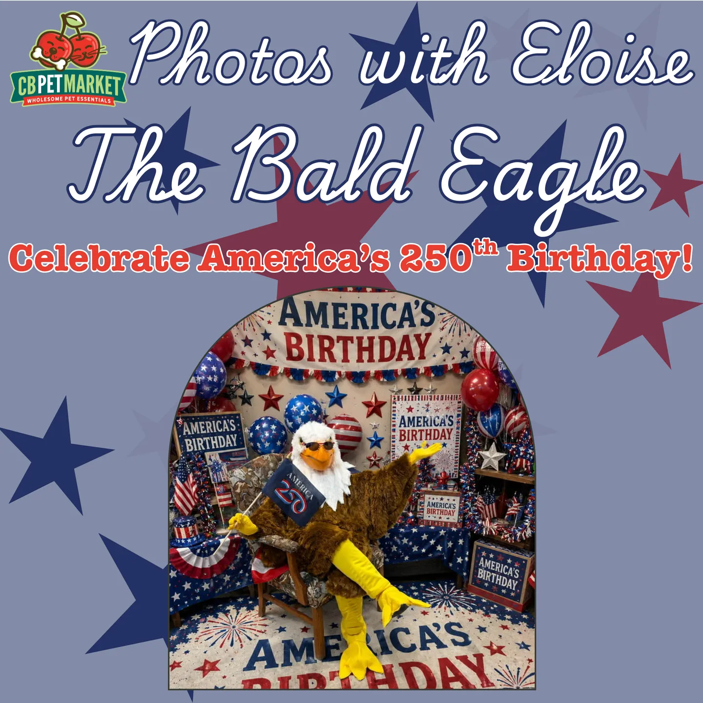 Image of Local Pet Event Photos with Eloise the Bald Eagle! Nearby
