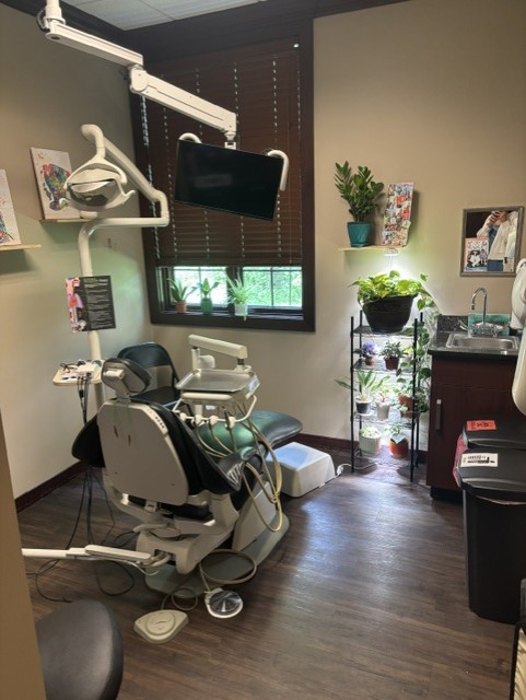 Dental operatory, Highland Family Dentistry. Dentist in Highland, IL. 