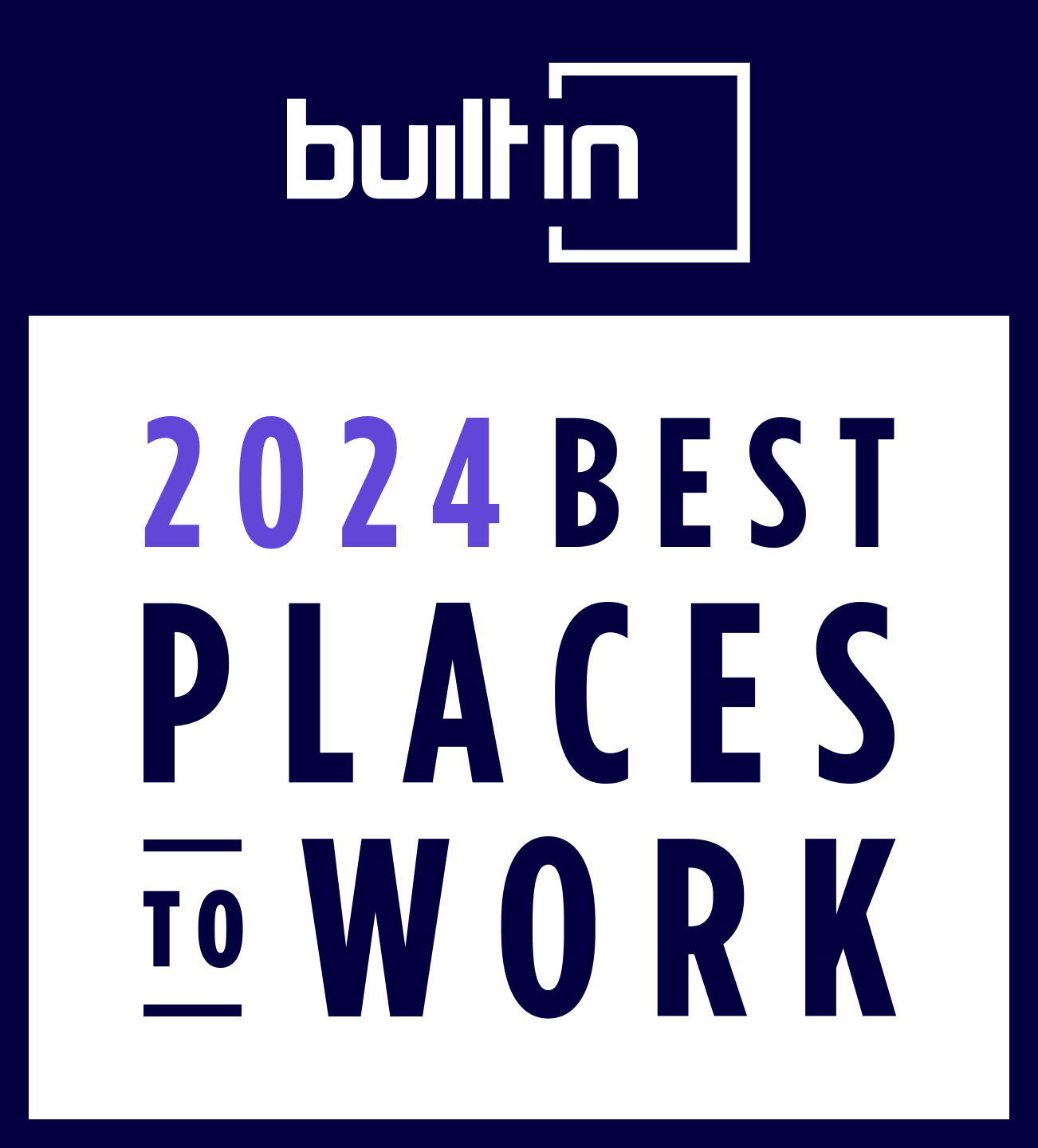 2024 Built In’s Best Places to Work logo