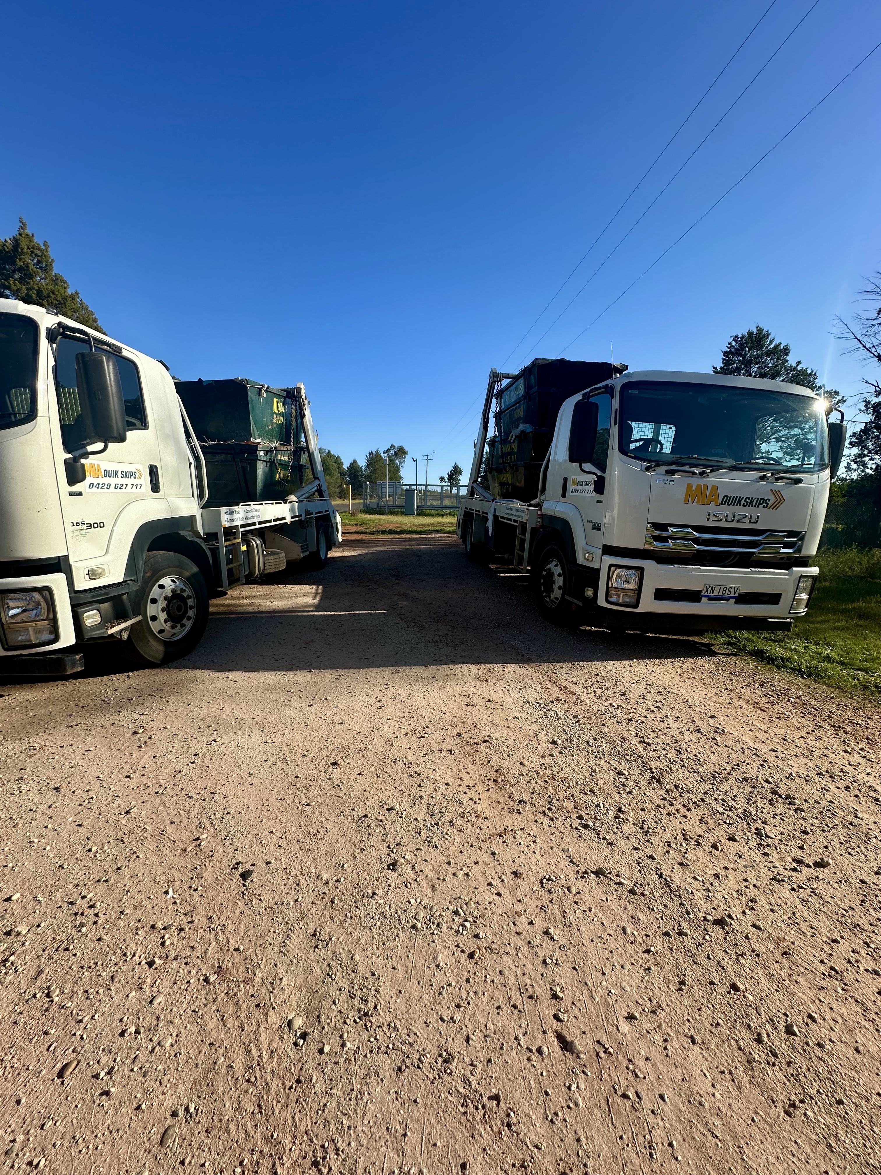 Images MIA Quikskips and MIA Quik Waste