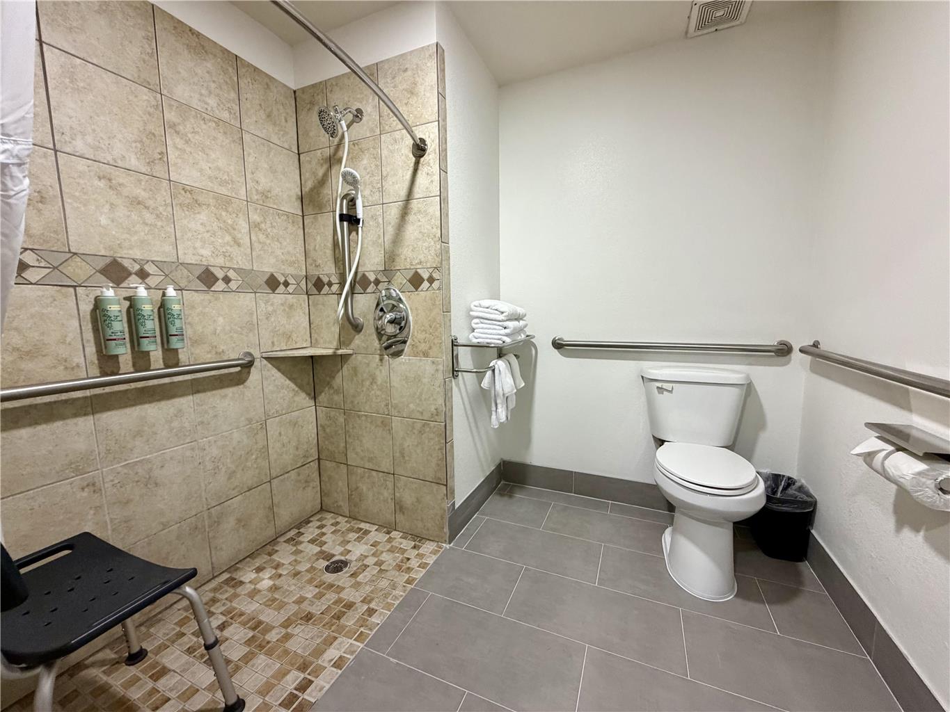ADA Mobility Accessible Roll in Shower