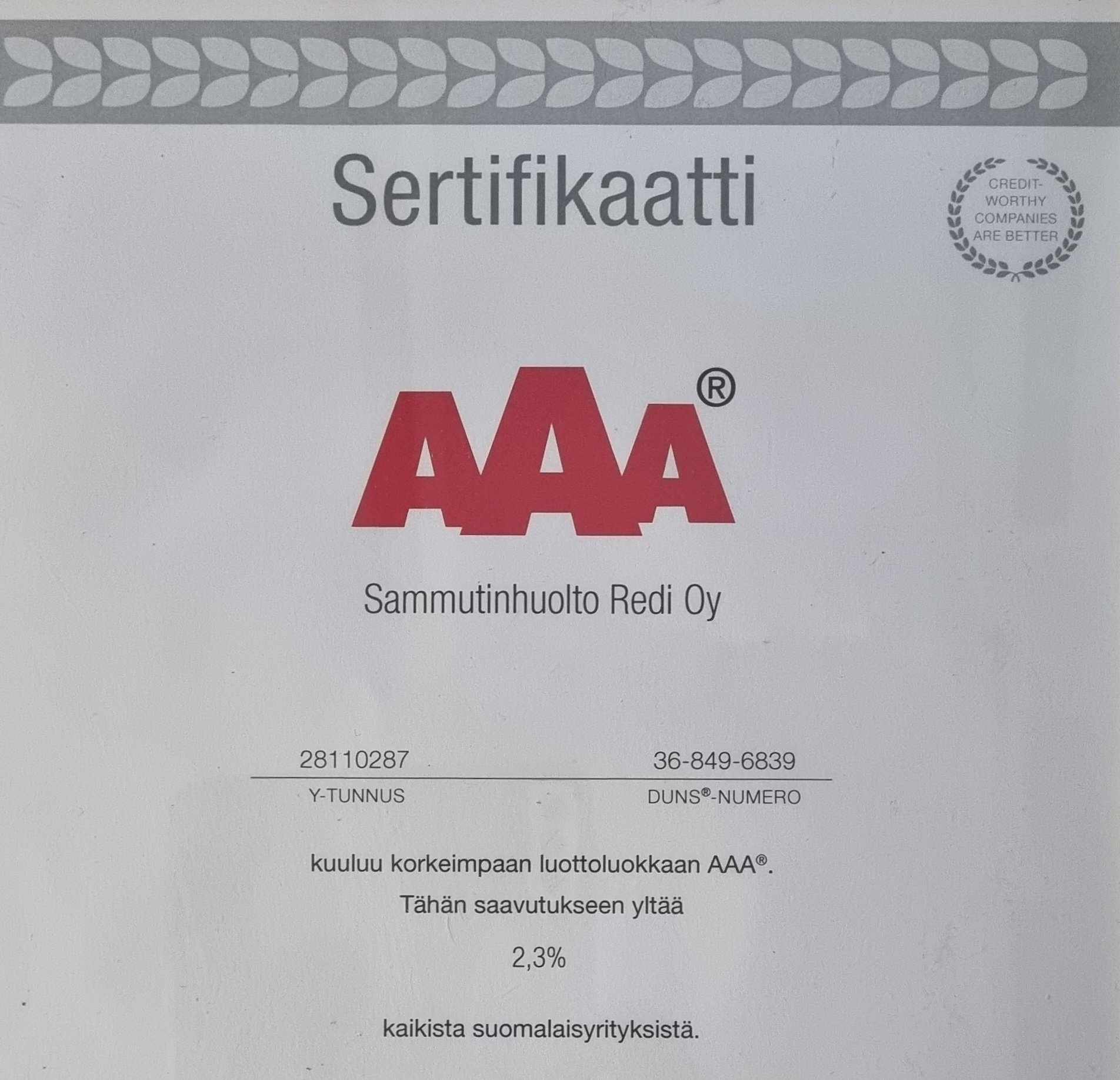 Images Sammutinhuolto Redi Oy