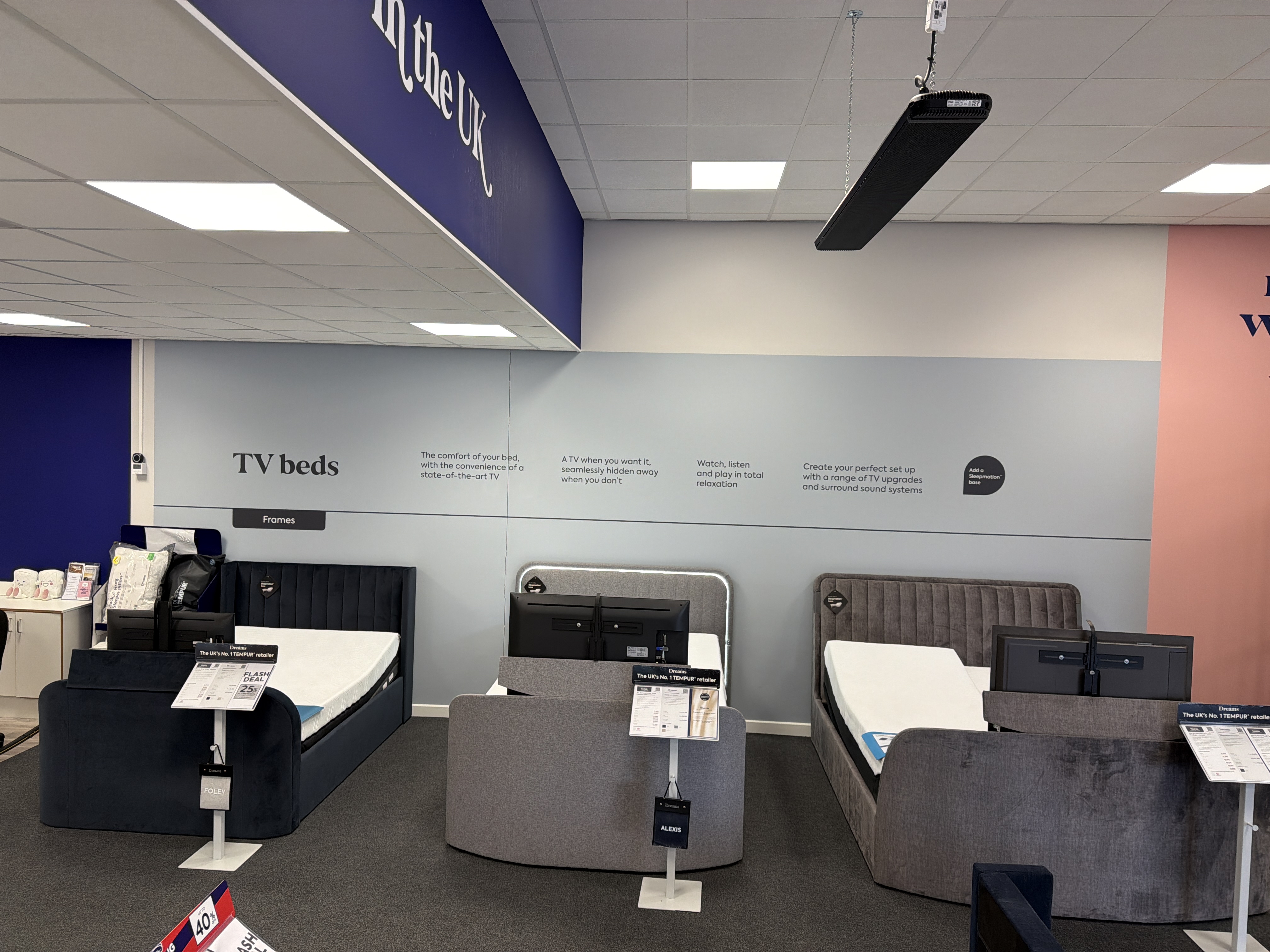 Great range of TV beds
