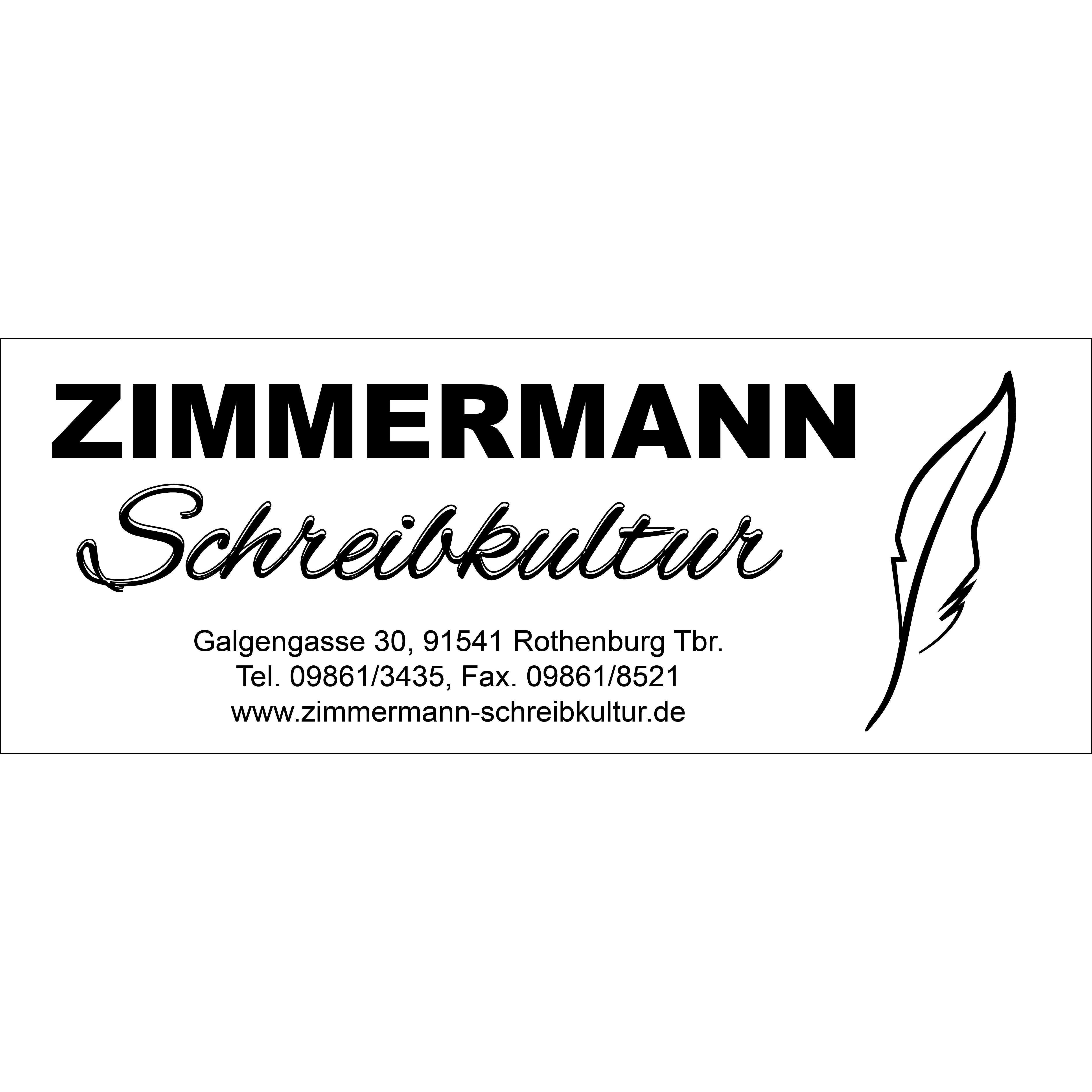 Zimmermann Schreibkultur in Rothenburg ob der Tauber - Logo