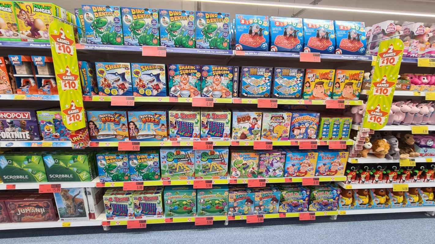 B&M's brand new store in Doncaster stocks a huge selection of the latest toys and games for boys and girls of all ages, from action figures and dolls to board games and role play toys!