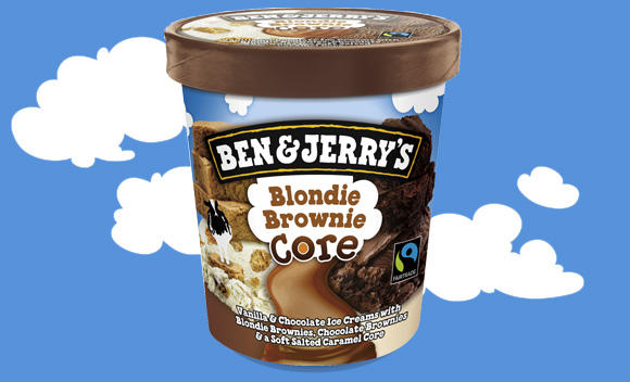 Ben & Jerry's Blondie Brownie Core 465ml