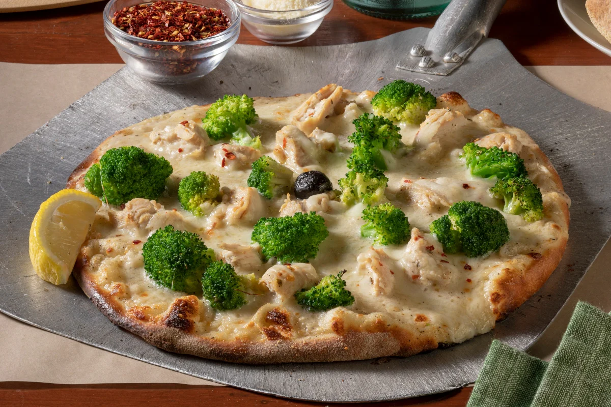 Roasted Chicken & Broccoli - Brick Oven Pizzas